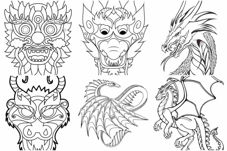 coloringpages Dragon coloring pages