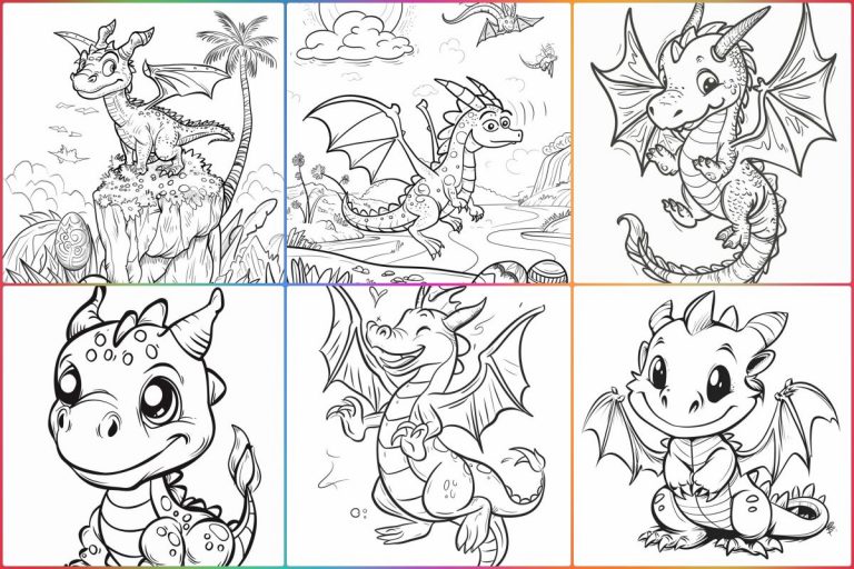 coloringpages Dragons coloring pages