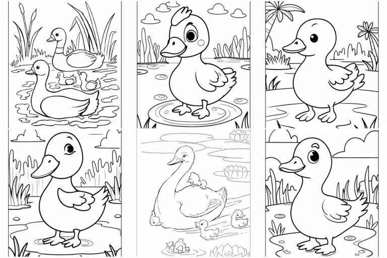 coloringpages Duck coloring pages