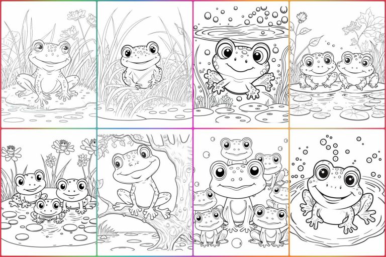 coloringpages Frog coloring pages