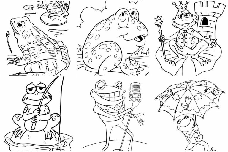 coloringpages Frog coloring pages