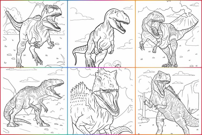 coloringpages Gigantosaurus Coloring Pages