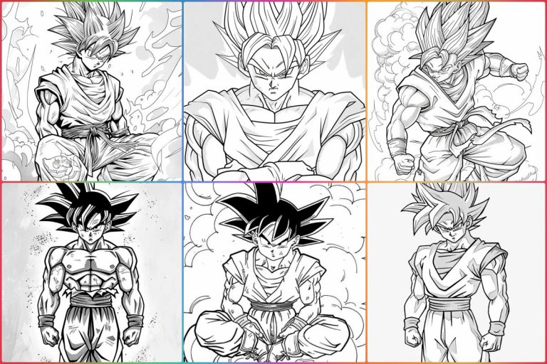 coloringpages Goku Coloring pages