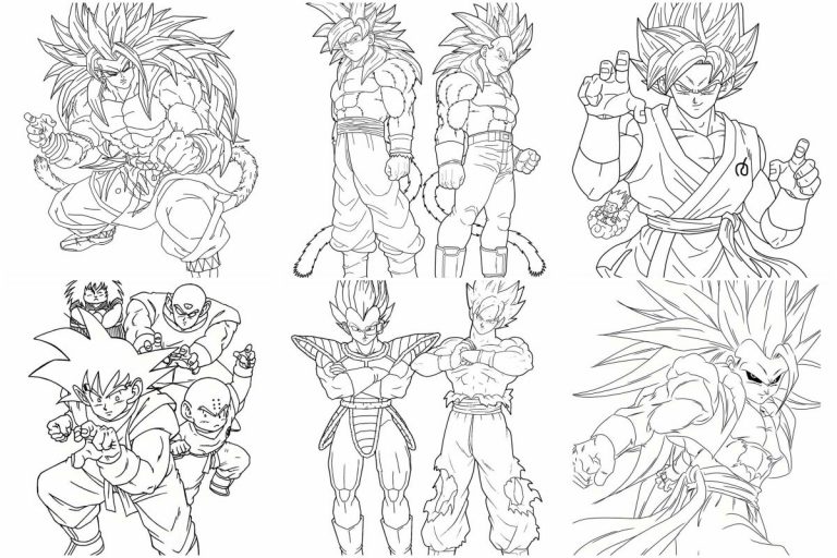 coloringpages Goku coloring pages