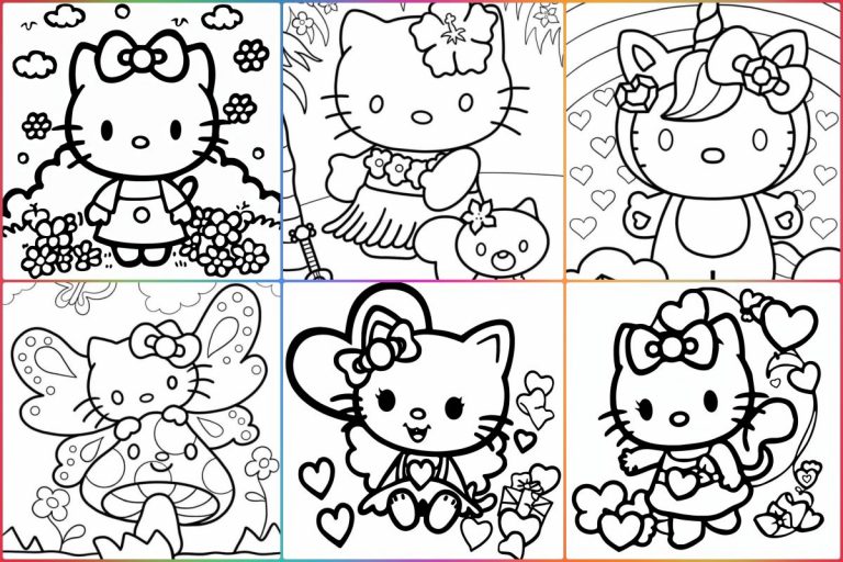 coloringpages Hello Kitty Coloring Pages