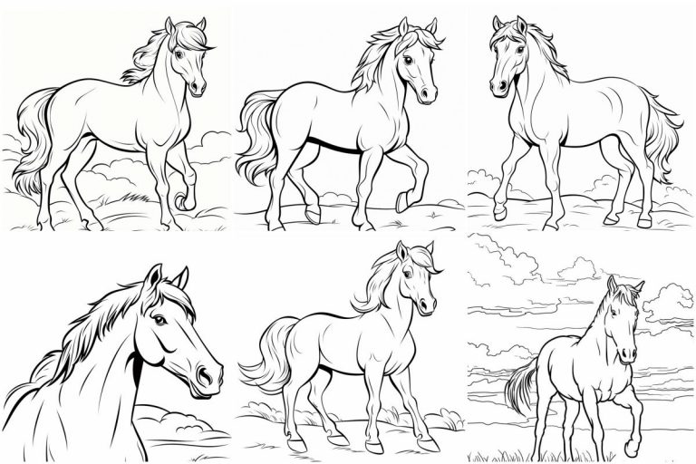 coloringpages Horse coloring pages