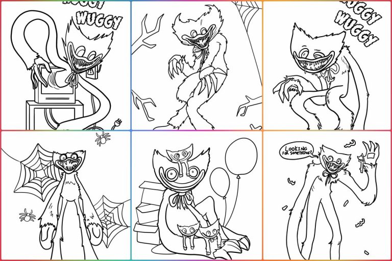 coloringpages Huggy Wuggy coloring pages