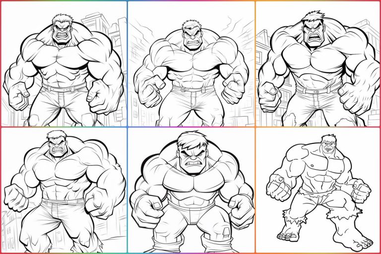 coloringpages Hulk coloring pages