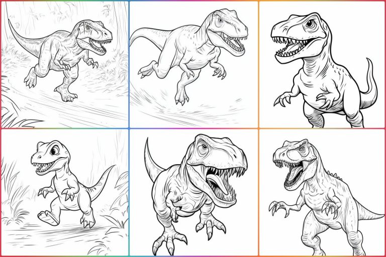 coloringpages Indominous Rex coloring pages