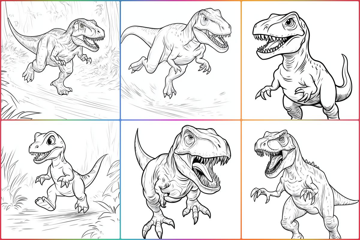 Indominous Rex coloring pages