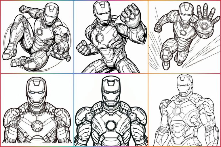 coloringpages Iron man coloring pages