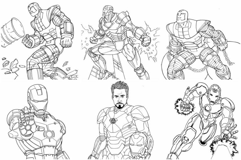 coloringpages Iron man coloring pages