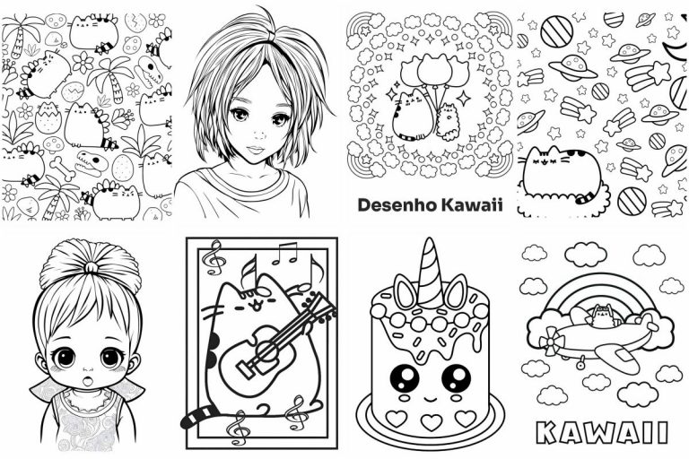 coloringpages Kawaii coloring pages