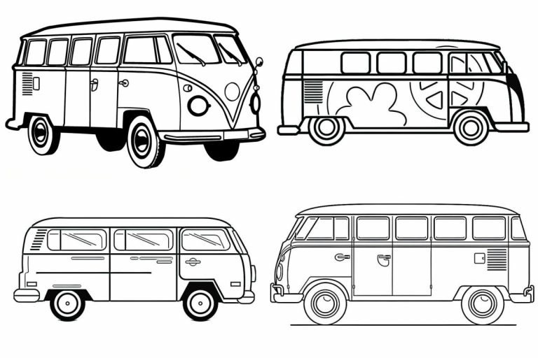 coloringpages Kombi coloring pages