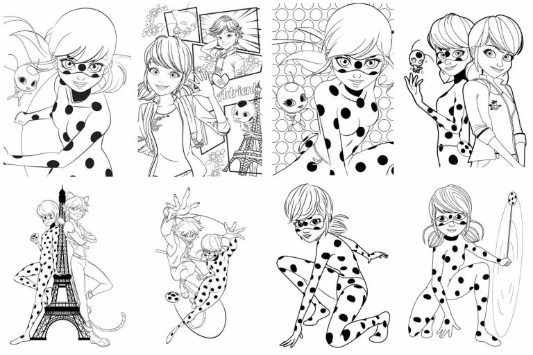 coloringpages Lady bug coloring pages