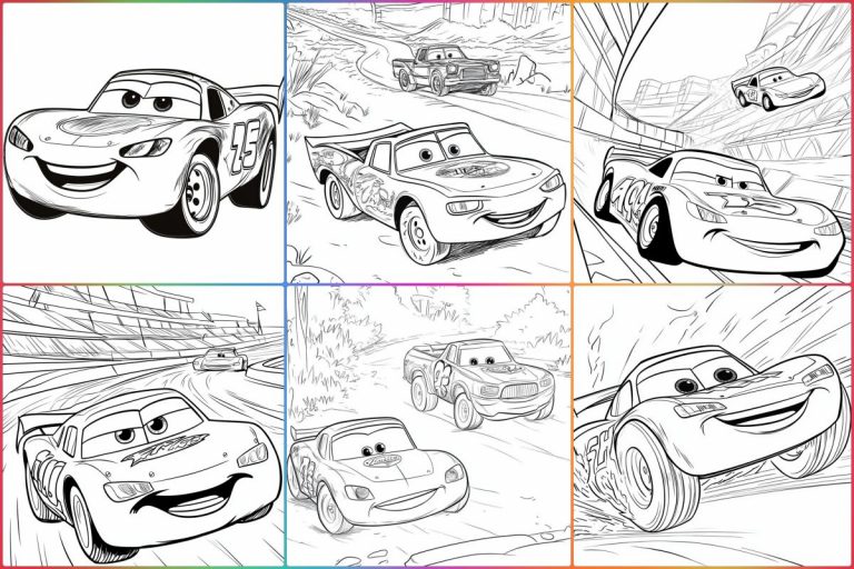 coloringpages Lightning McQueen coloring pages