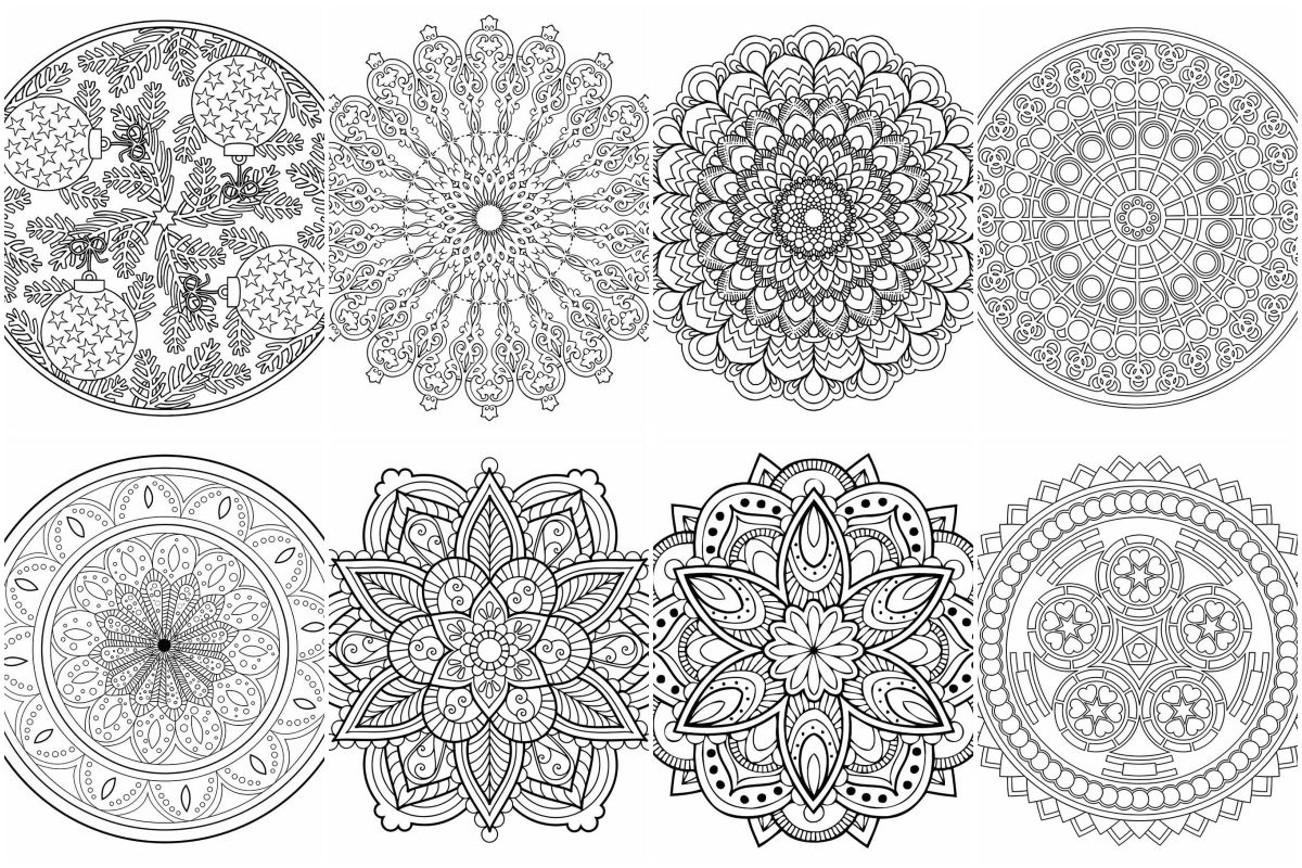 Mandalas coloring pages