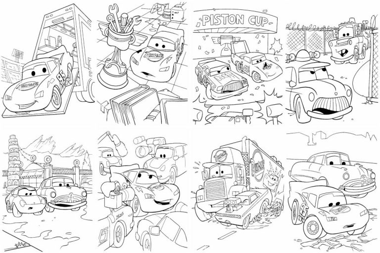 coloringpages McQueen coloring pages