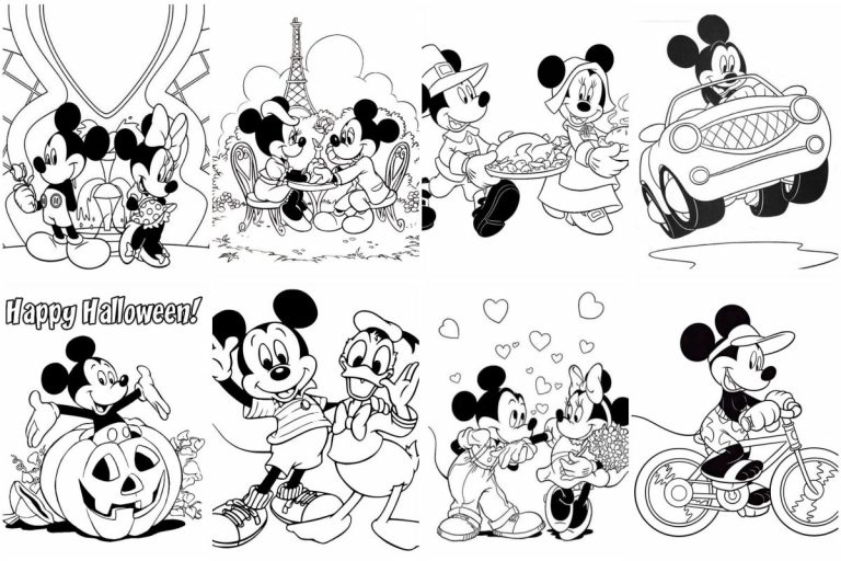 coloringpages Mickey coloring pages