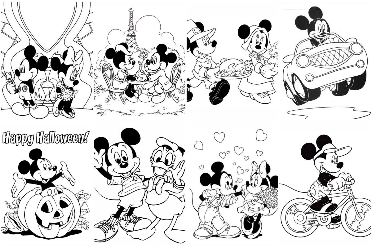 coloringpages Mickey coloring pages