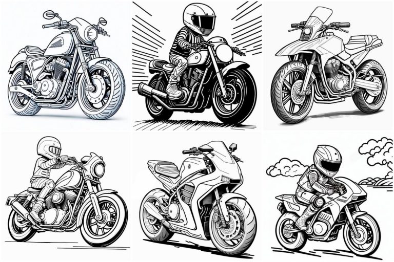 coloringpages Motorcycles coloring pages