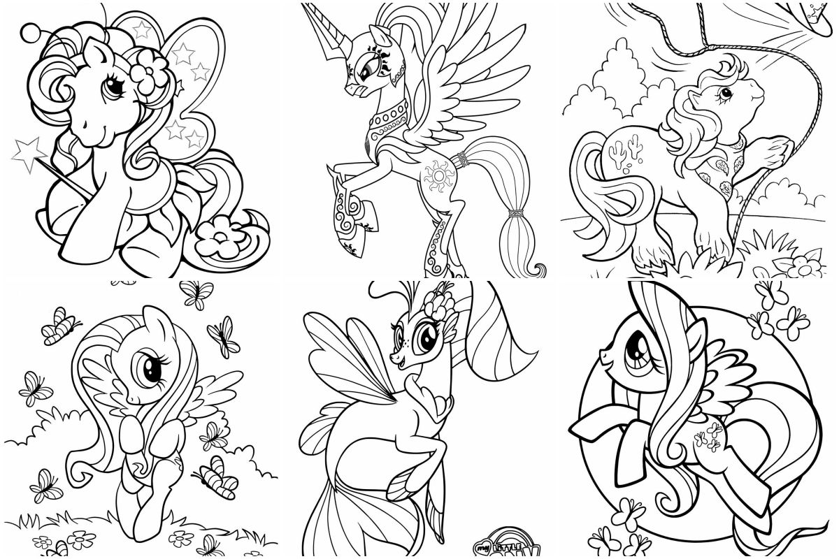 coloringpages My little pony coloring pages