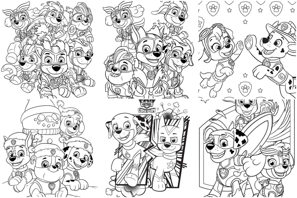 coloringpages Paw Patrol coloring pages