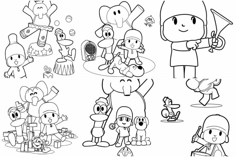 coloringpages Pocoyo coloring pages