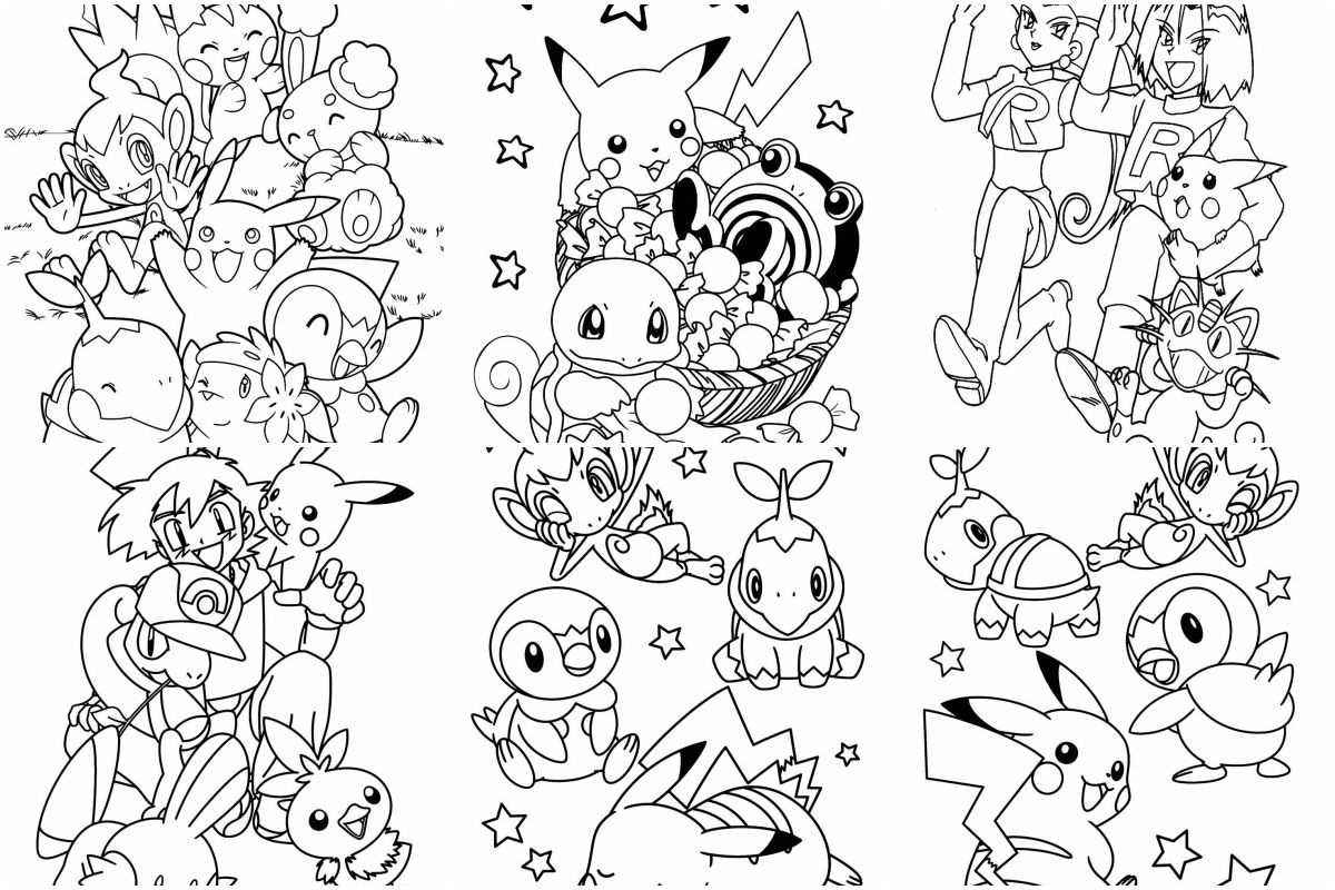 coloringpages Pokémon coloring pages