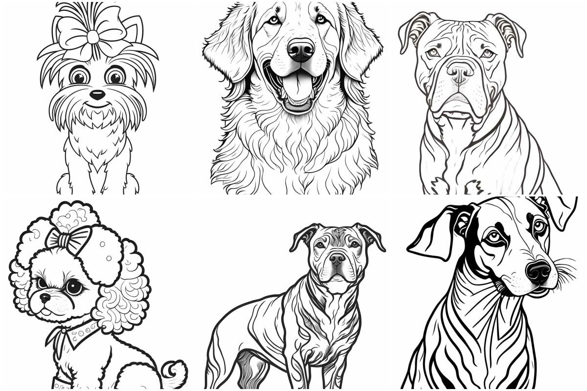 coloringpages Puppies coloring pages