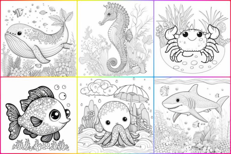 coloringpages Sea Animals coloring pages