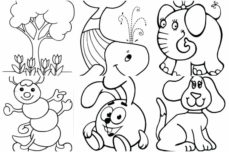 coloringpages Simple coloring pages