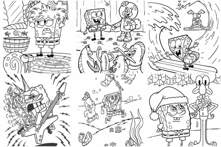 coloringpages Spongebob coloring pages