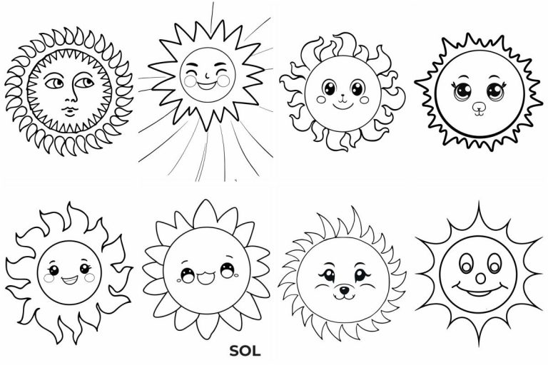 coloringpages Sun coloring pages