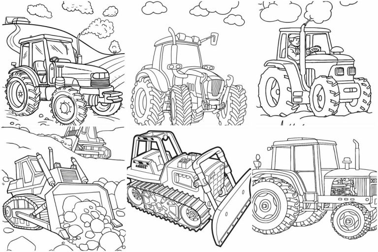 coloringpages Tractors coloring pages