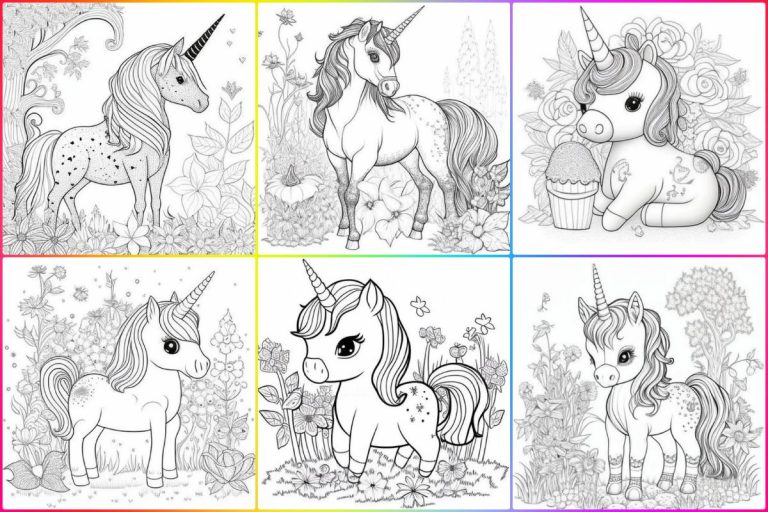 coloringpages Unicorn coloring pages